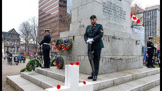 Nova Scotia Remembrance Day Ceremony 2024 live from Halifaxs Grand Parade [upl. by Nosirb]