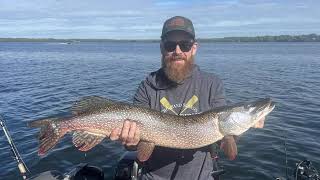 Onondaga LakeSeneca River NY  Trolling for Trophy Northern Pike [upl. by Anairad467]