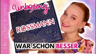 ROSSMANN Eigenmarken ADVENTSKALENDER 2024 Unboxing  Nur okay 🤔  LikeADaisyInSpring [upl. by Seth245]