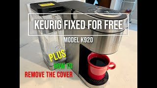 Keurig Has No Power I Removed the Cover and Fixed for FREE [upl. by Sieber482]