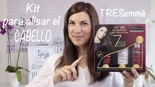 Kit de alisado con keratina para el pelo de TRESemmé [upl. by Trina]