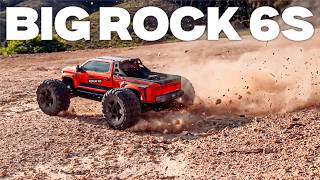 Rc car ARRMA BIG ROCK 6S BLX  DON’T JUST BASH BLAST🔥ARRMARC [upl. by Santiago130]