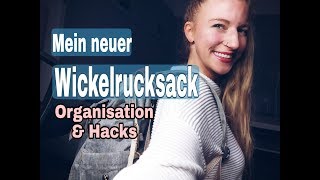 Mein Wickelrucksack l Organisation und Hacks für die Wickeltasche [upl. by Frohman]