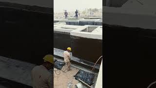 Elastomeric waterproofing membrane installations [upl. by Bega]