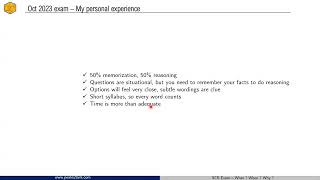 SCR Exam Overview [upl. by Sezen]