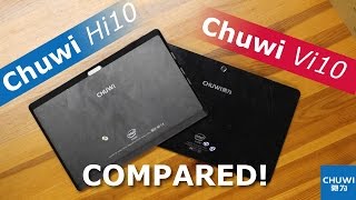 Chuwi Hi10 and the Chuwi Vi10 compared [upl. by Hardi178]