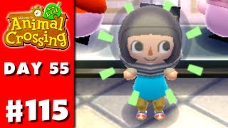 Animal Crossing New Leaf  Part 115  Space Helmet Nintendo 3DS Gameplay Walkthrough Day 55 [upl. by Tireb]