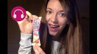 ASMR Tengo cositas de fresa Sonidos con productos de Tokyo Treat Unboxing japanese food [upl. by Aihsatal161]