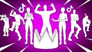 All Fortnite TikTok Dances amp Emotes Nitro Fueled Get Griddy Back On 74 Starlit Icon Series [upl. by Enimzaj]