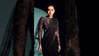 Karishma Kapoor in beautiful black saree 💗💓 karishmakapoor bollywood trending shortsviral reels [upl. by Raimund]