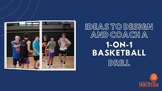 Ideas to Design and Coach a 1on1 Basketball Drill [upl. by Ade]