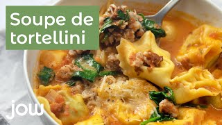 Recette de soupe de Tortellini [upl. by Bahe]