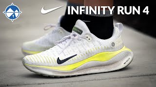 Nike Infinity Run 4 Review  New ReactX Foam  Best Infinity Yet [upl. by Eugaet]