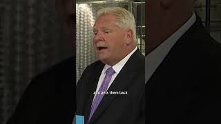 Doug Ford responds to LCBO strike [upl. by Stodder699]