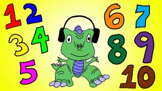 Dinosaur Numbers 1 to 10  Learn Numbers 1 to 10 with the Dinosaur Song [upl. by Yanehc]