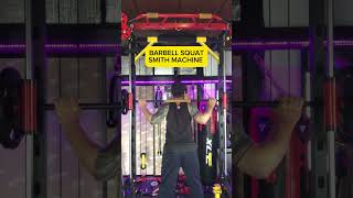 BARBELL SQUAT SMITH MACHINE shorts kuyajhomefitness [upl. by Giacinta995]