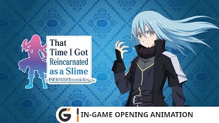 That Time I Got Reincarnated as a Slime ISEKAI Chronicles Ingame Opening Animation LATAM [upl. by Skcirdnek]