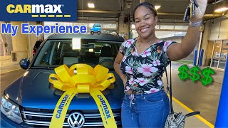 BUYING MY FIRST CAR  CAR SHOPPING  CARMAX VLOG  VOLKSWAGEN TIGUAN 2017 [upl. by Upton]