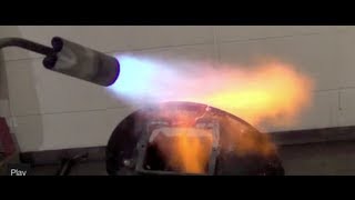 Tig welding cast iron and preheat with MEGA torch [upl. by Ettennaj]