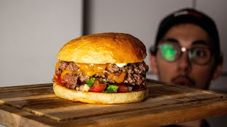 Einfachen Burger Mit Italienischem Bruschetta [upl. by Noiek]