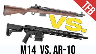 Springfield M1A Tanker vs Aero M5 AR10 DMR Showdown [upl. by Audun]