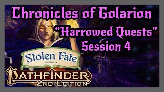 Pathfinder 2e Live Play Stolen Fate  Harrowed Quests Session 4 [upl. by Romonda]