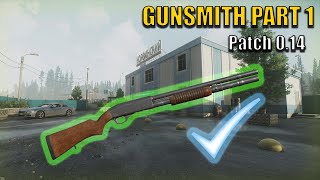 NEW GUNSMITH PART 1  PATCH 014  MP133 MECHANIC QUEST Escape From Tarkov [upl. by Ientirb]