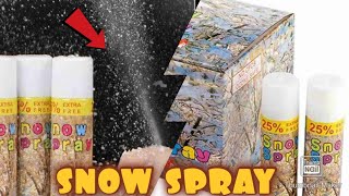 Snow spray ki unboxing Gone Wrong  Cool 😎 Product price [upl. by Leiahtan]