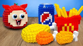 Best of LEGO COOKING videos  Lego Stop Motion Cooking amp LEGO ASMR Compilation in real life 5 [upl. by Cyndia943]