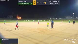 SandlotSisters 10u vs Ducks 10U 20240906 [upl. by Eilujna]