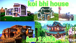 how to buld modern house in minecraft  how to bild casel in mincraft minecraft  how to bild house [upl. by Yerdua]