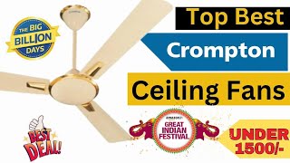 Top 5 Best Crompton Ceiling Fan In India 2024  Best Ceiling Fan 2024  Amazon Great Indian Festival [upl. by Attenwahs]