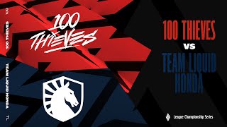 100 vs TL  Week 5 Day 2  LCS Spring Split  100 Thieves vs Team Liquid Honda 2023 [upl. by Caesaria]