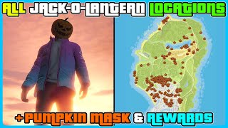 ALL JACK O LANTERN LOCATIONS In GTA 5 Online  New Update amp How To Get Pumkin Mask [upl. by Liagabba]