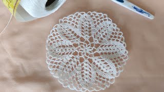 Tuto napperon dentelle 2 au crochet 🧶🪡❤️ [upl. by Esinaj]