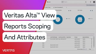 Veritas Alta™ View Reports Scoping and Attributes [upl. by Buyers417]