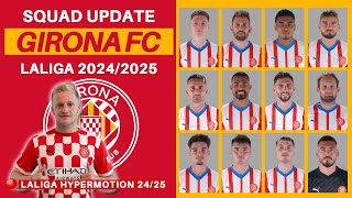 GIRONA FC OFFICIAL SQUADS WITH VAN DE BEEK  GIRONA FC SQUAD UPDATE 202425  LALIGA 2425 [upl. by Gimpel]