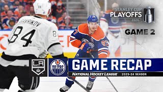 Gm 2 Kings  Oilers 424  NHL Highlights  2024 Stanley Cup Playoffs [upl. by Aiden]