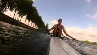 GoPro  Entrainement aviron J14H4X  Mâcon [upl. by Queridas767]