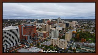 Flying Over Wilmington DE Drone Footage [upl. by Switzer]