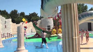 Jeux aquatiques au camping Le Clarys Plage  SaintJeandeMonts  Vendée [upl. by Thgiled]