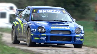 Subaru Impreza S7 WRC ex Petter Solberg  AntiLag Turbo Flutter amp Pure Sound at Rally Legend [upl. by Enrica]