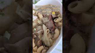 Asian style pasta for breakfast 😋 breakfast asian bbqpork 🍜🥬🥚🍋‍🟩🍖🍄‍🟫 [upl. by Euqina]