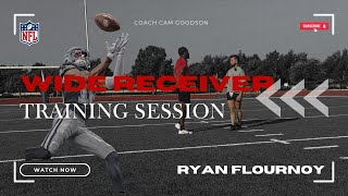 NFL WR TRAINING SESSION l DALLAS COWBOYS RYAN FLOURNOY PT 1 [upl. by Marina]