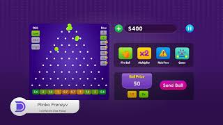 Plinko Frenzy  HTML5 casino game [upl. by Nirrac]