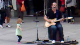 James Goulding On My Own busking in Liverpool 1 Shopping centre Sunday 16Aug09 [upl. by Adamsun]