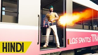 5 STAR POLICE VS Tramp  GTA 5 Online [upl. by Ellevart]