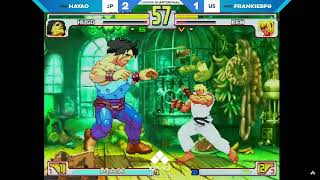 Evo 2024 Street Fighter III Third strike Hayao Hugo INSANE parry [upl. by Aliehs]