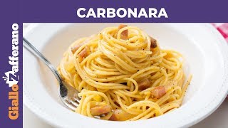 CARBONARA PERFETTA la ricetta di GialloZafferano [upl. by Rochelle622]