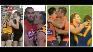 Memorable kisses in AFL history  Valentines Day  AFL [upl. by Lowenstein]